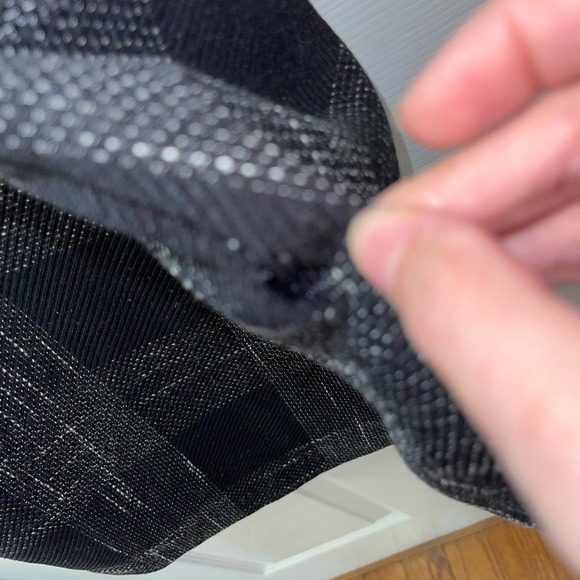 1. STATE Womens Ivory/Black Plaid Sleeveless V-Neck Asymmetrical Shift Dress - Picture 9 of 15